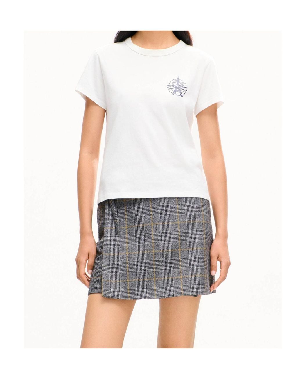 KENZO White Eiffel Tower Graphic T-Shirt