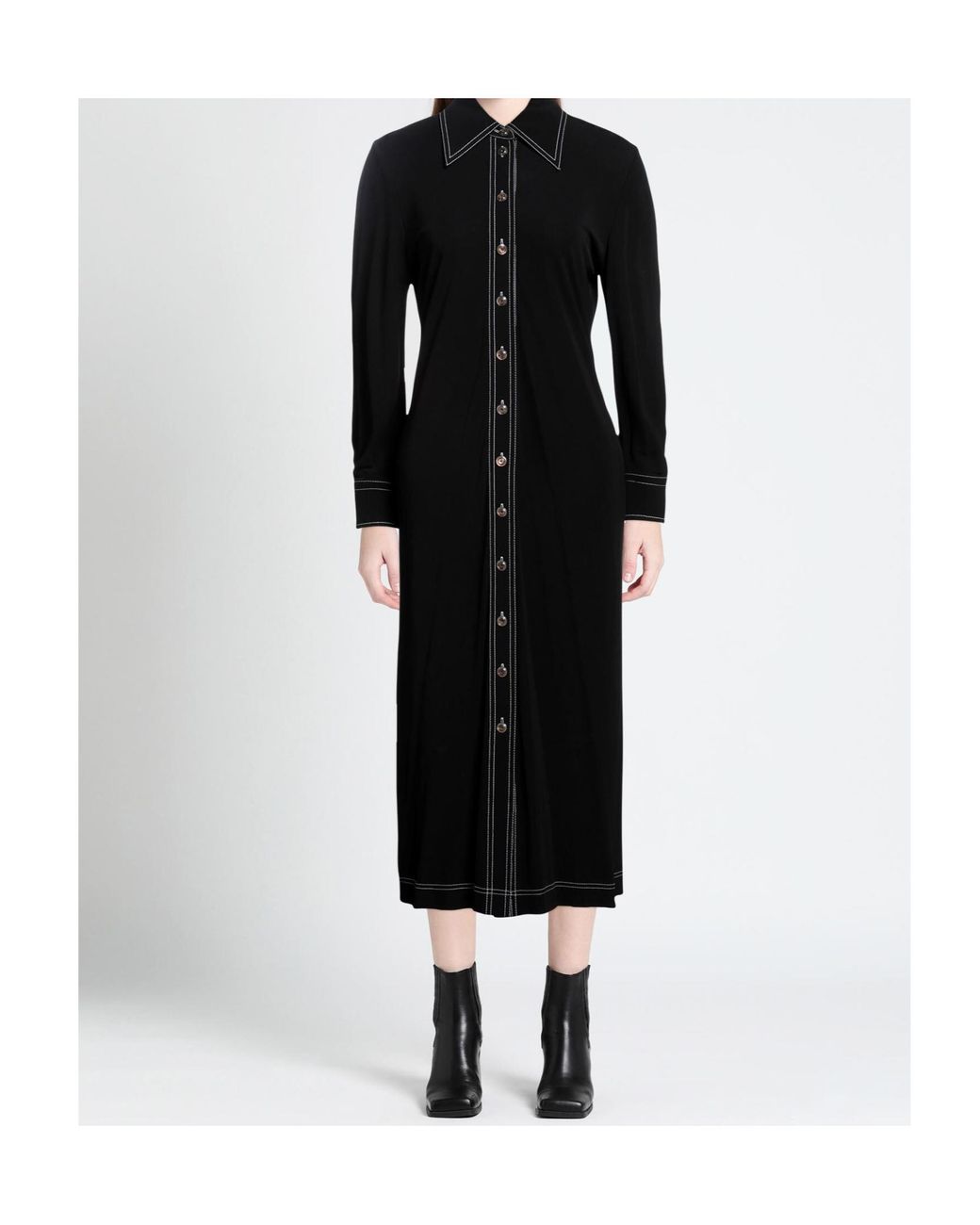 Tory Burch Black Shirt Dresses