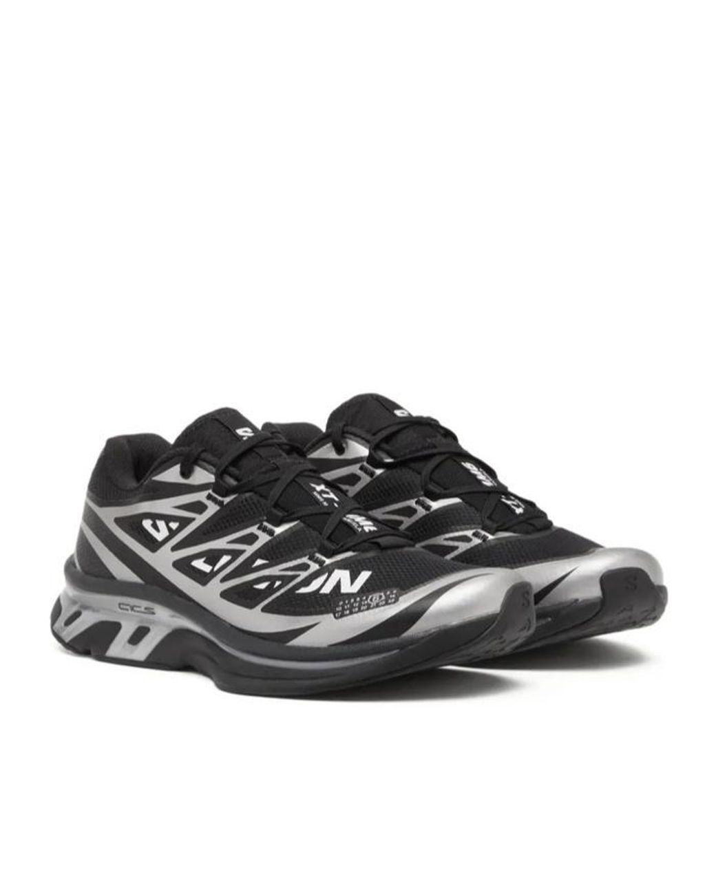 MM6 MAISON MARGIELA X SALOMON Black Lace-Up Sneakers