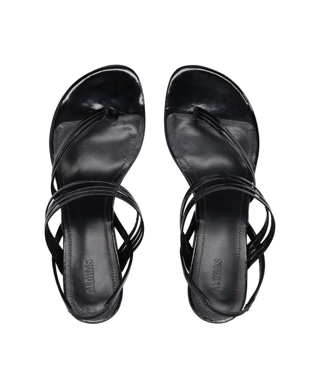 Alohas Black Salsa High-Heeled Sandals