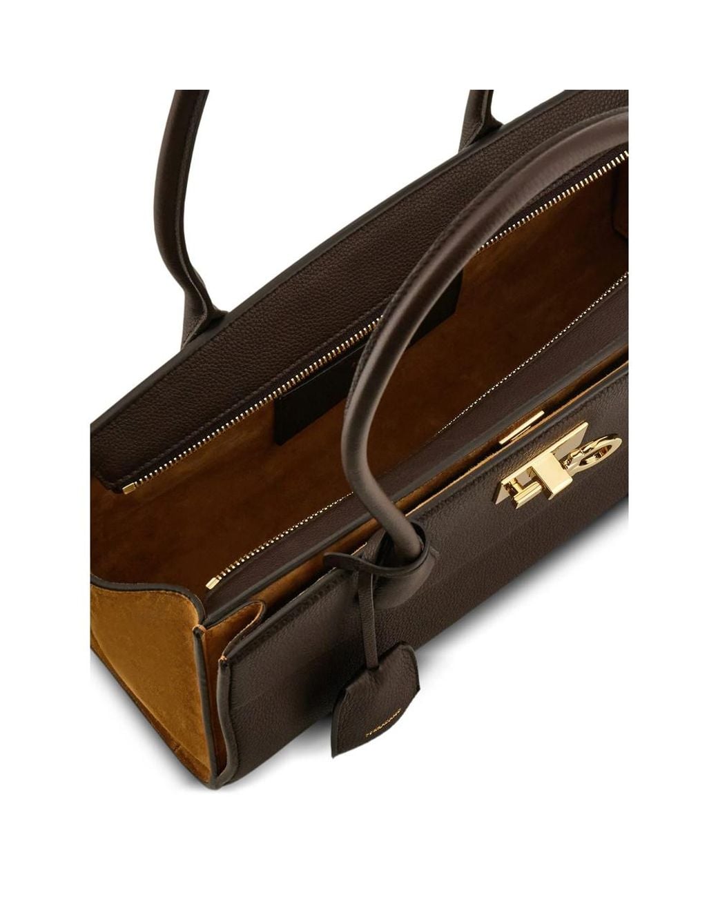 Ferragamo Black New Ferragamo Studio Soft Bag East West (M)