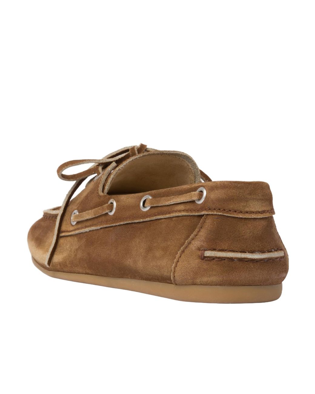 Miu Miu Brown Logo Embossed Loafers