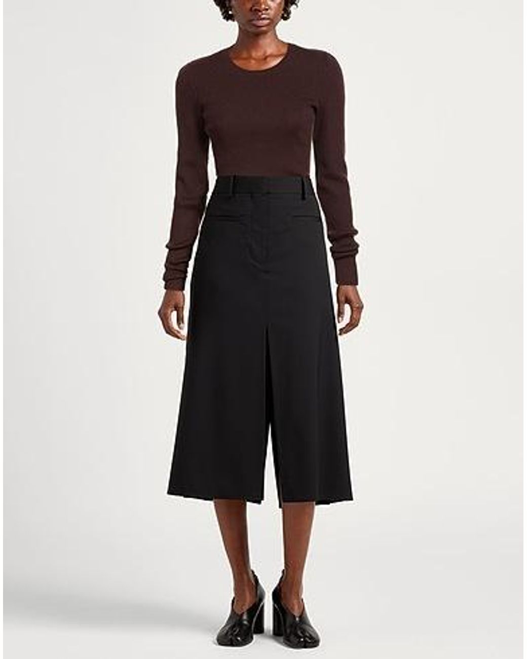 Rag & Bone Brown Simple Solid-Color Knitted Sweater