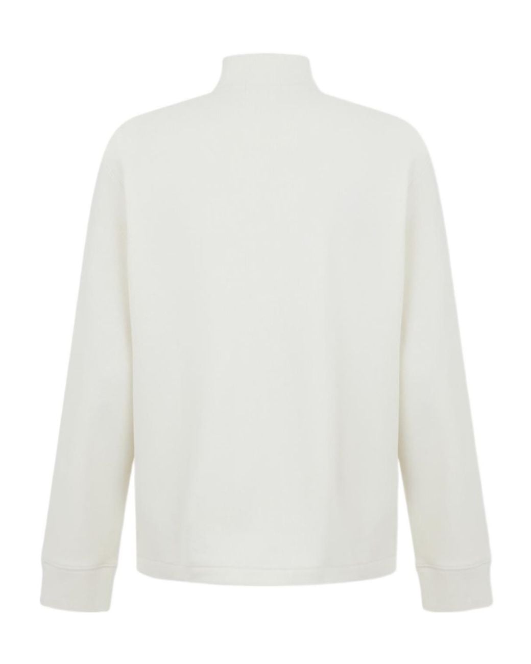 Polo Ralph Lauren White Logo Zip-Up Sweatshirt for men