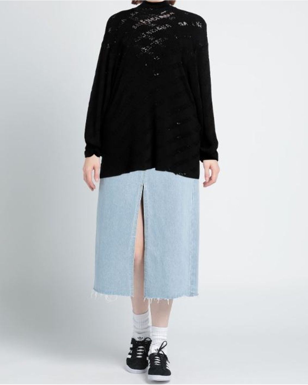 Balenciaga Black Polo Neck