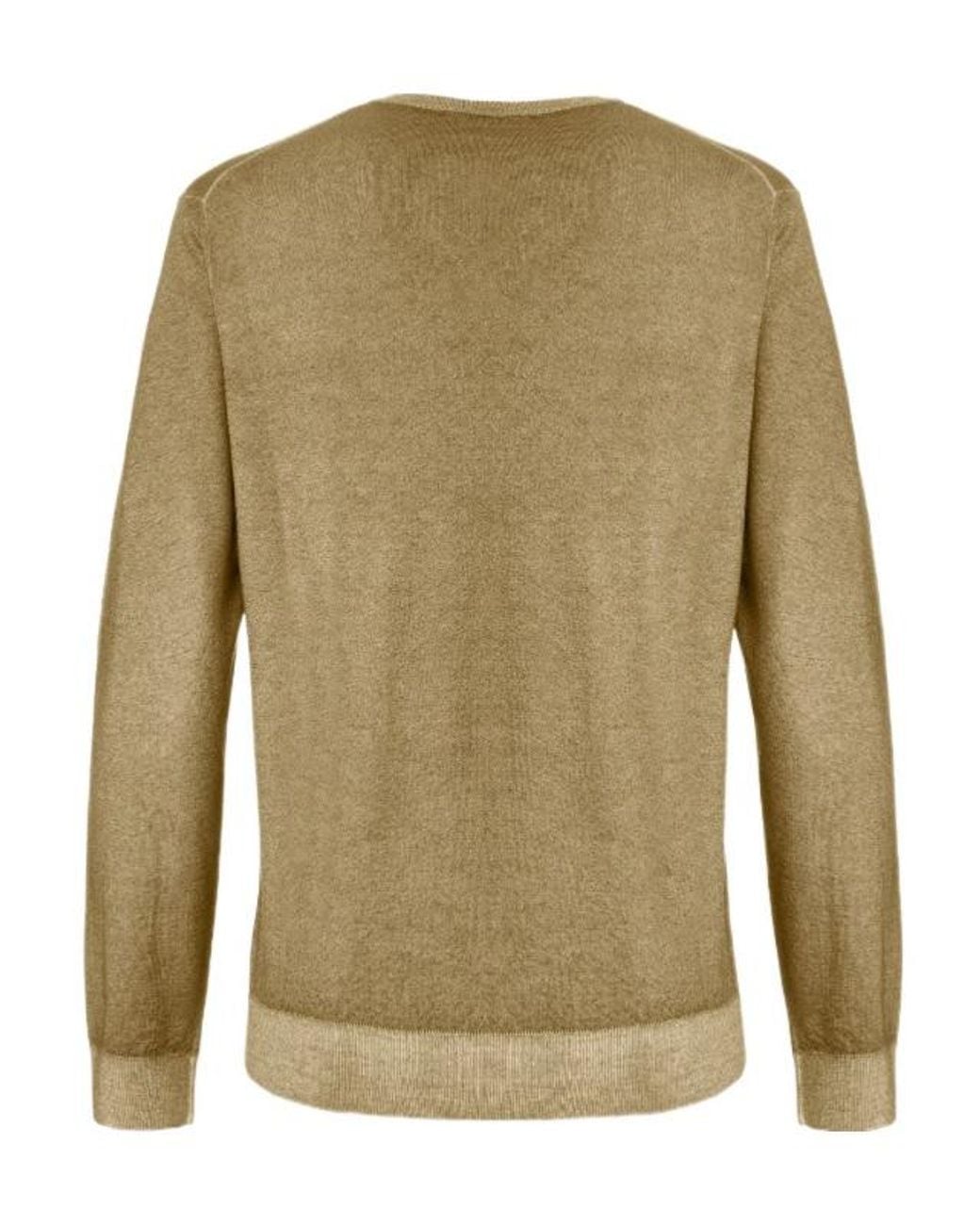 Malo Green Tavolozza V Neck for men