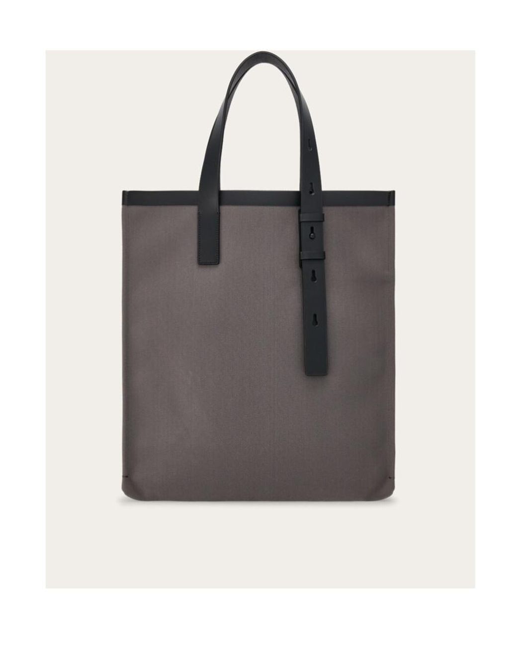 Ferragamo Black Top Dual-Handle Handbag for men