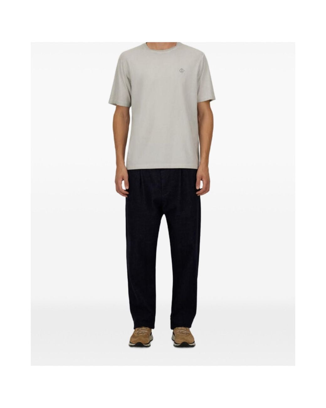 Herno White Logo T-Shirt for men