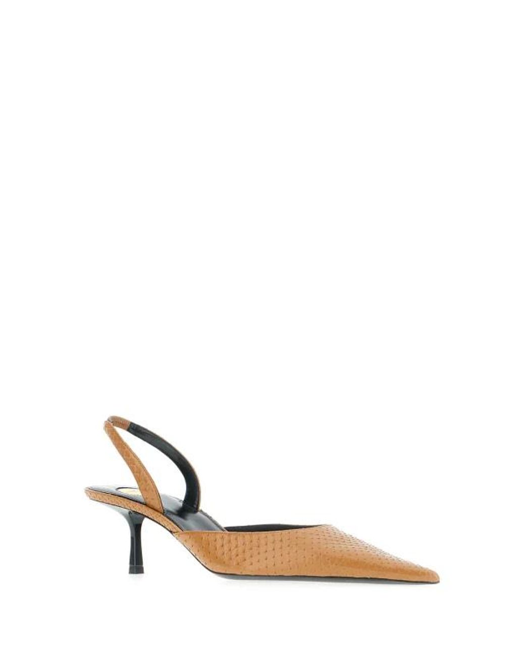 Saint Laurent Multicolor Babylone Pointed Slingback Pumps