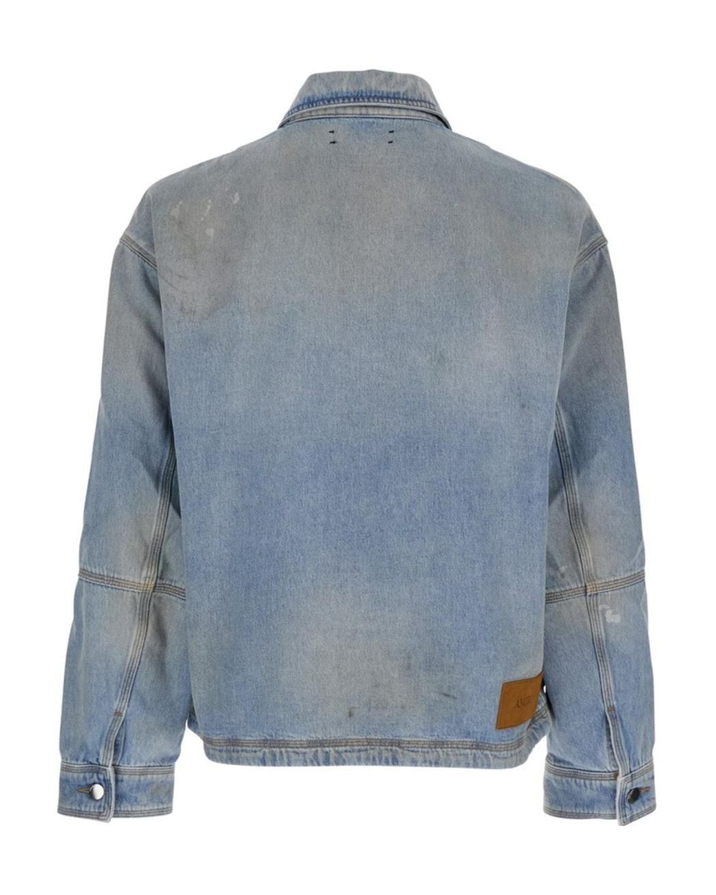 Amiri Blue Lightweight Denim Work Jacket for men