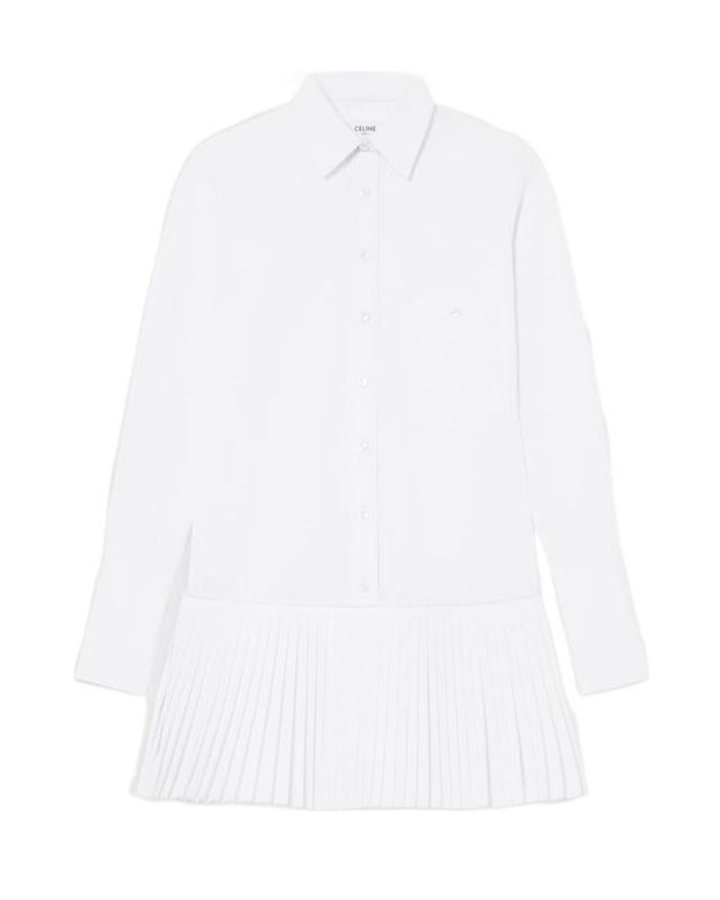Céline White Shirt Dress