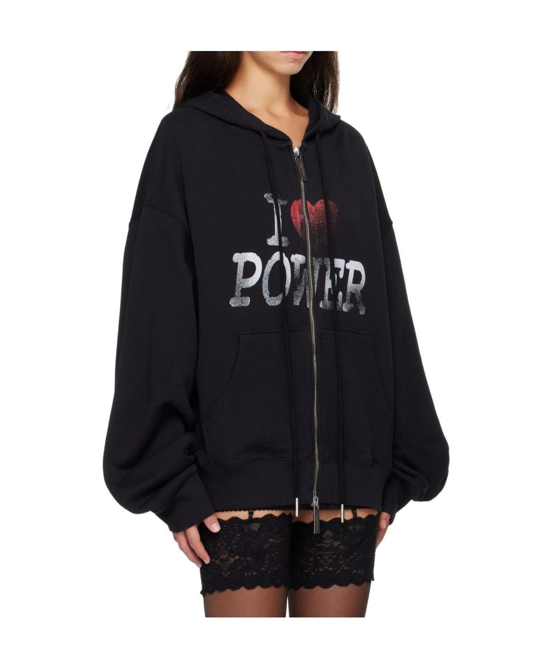 MATIERES FECALES Black Power Hoodie