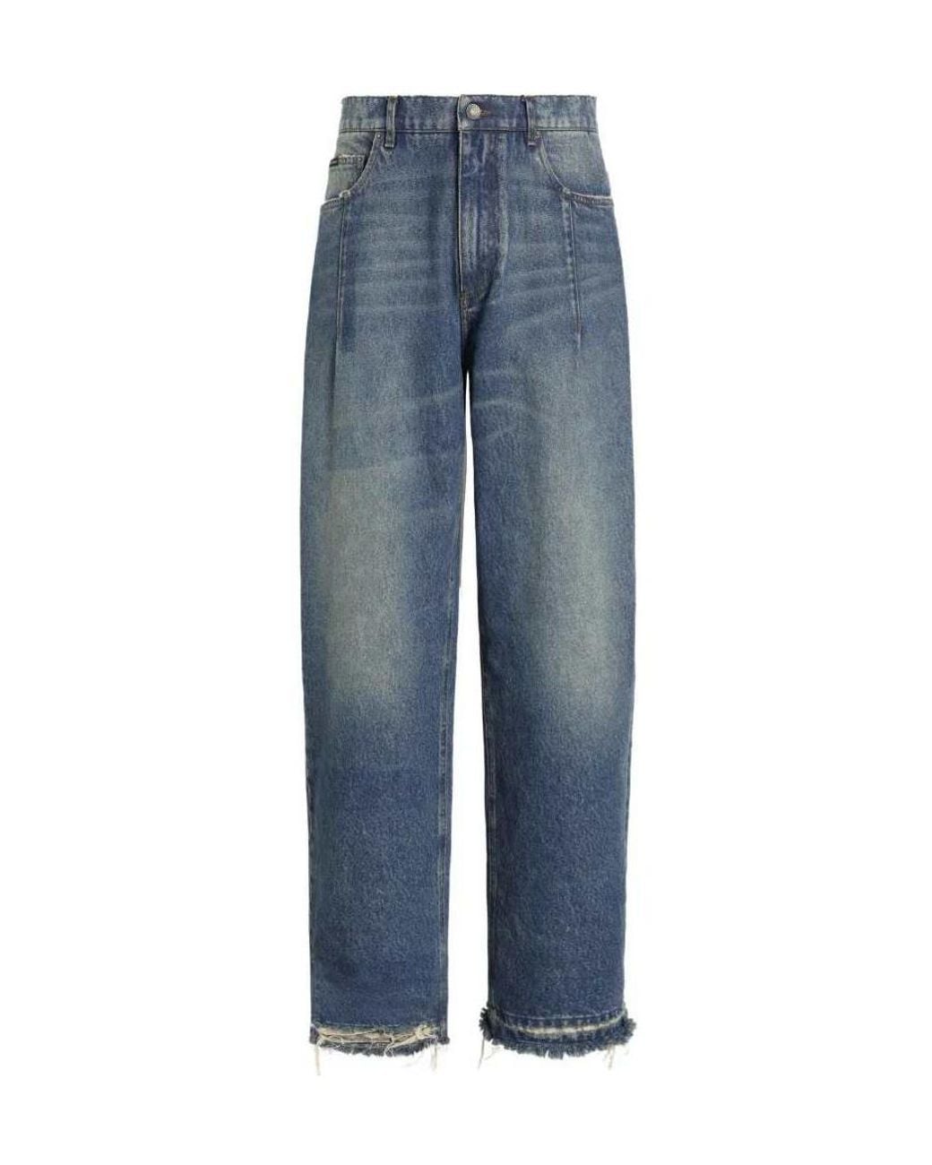 Dolce & Gabbana Blue Denim Trousers for men