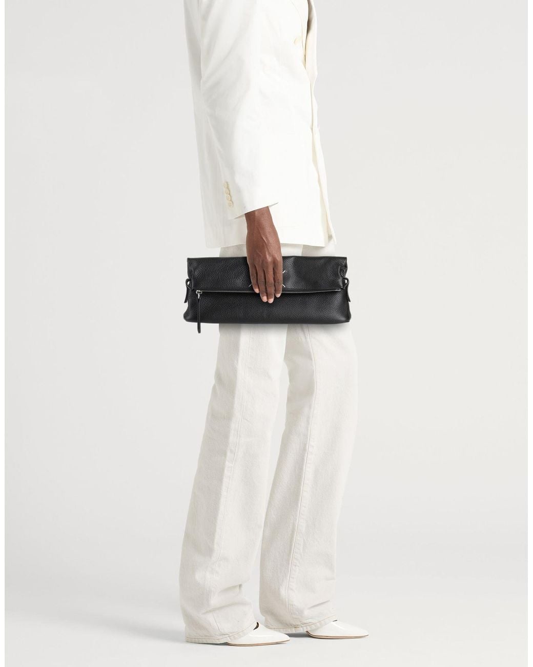 Maison Margiela Black Large Hand-Held Clutch