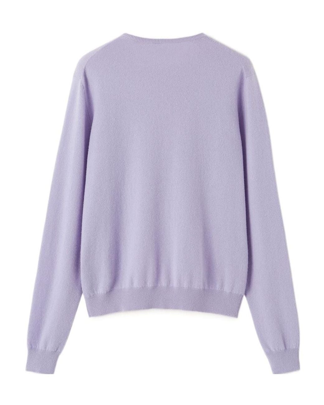 Loro Piana Purple Sergio Crewneck Jumper