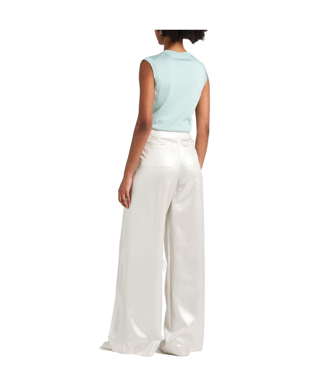 Dolce & Gabbana Green Simple Sleeveless Knit Top