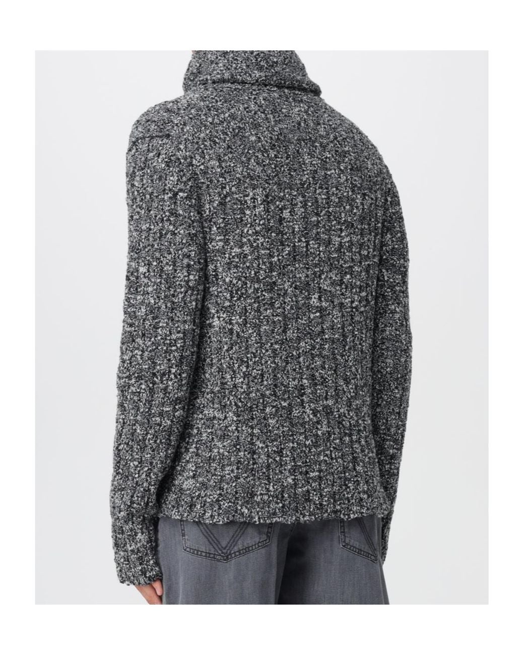 Dolce & Gabbana Gray Turtleneck Sweater for men