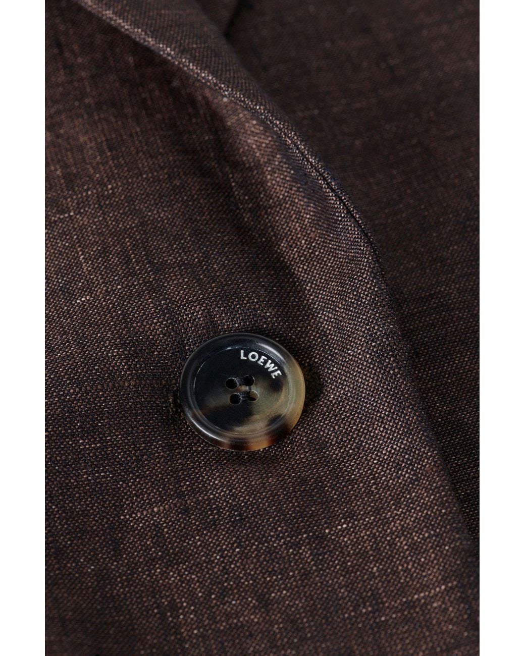 Loewe Brown Single Breasted Jacket