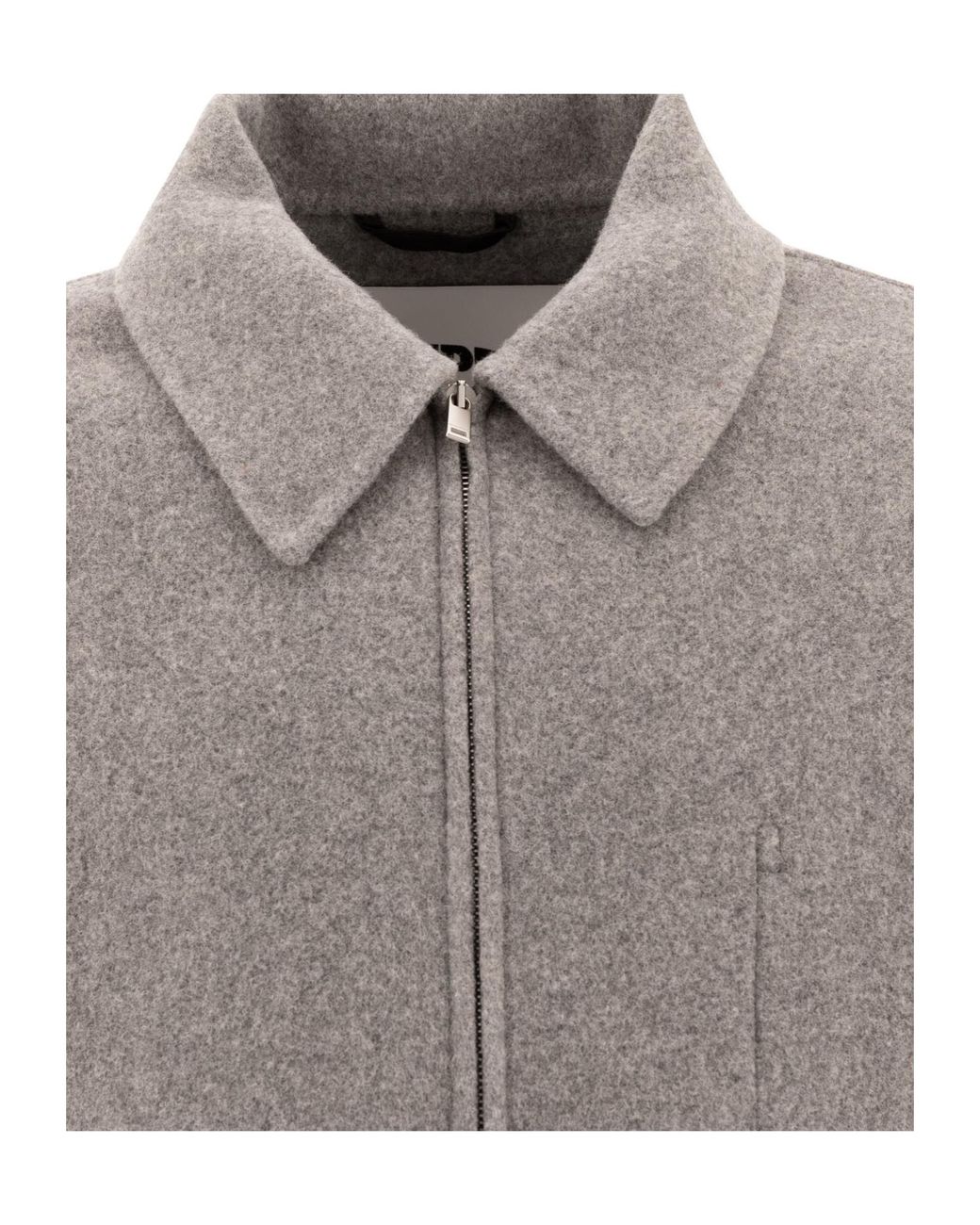 Jil Sander Gray Premium Wool Relaxed Blazer for men