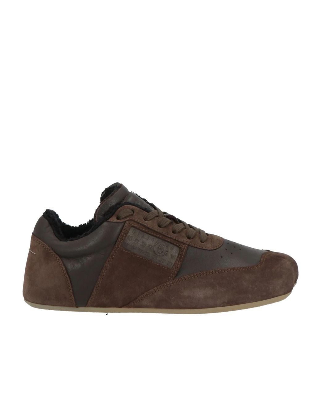 MM6 by Maison Margiela Brown Low-Top Trainers