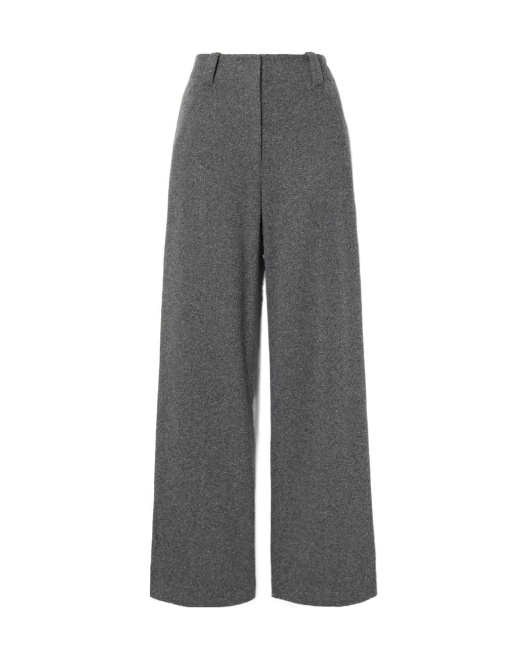Proenza Schouler Gray Wide-Leg Casual Pants