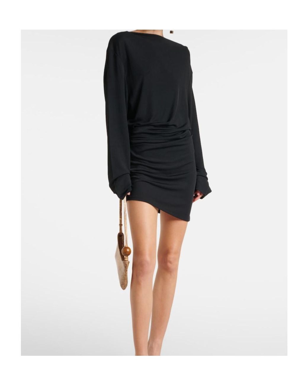 Jacquemus Black Long-Sleeved Dress