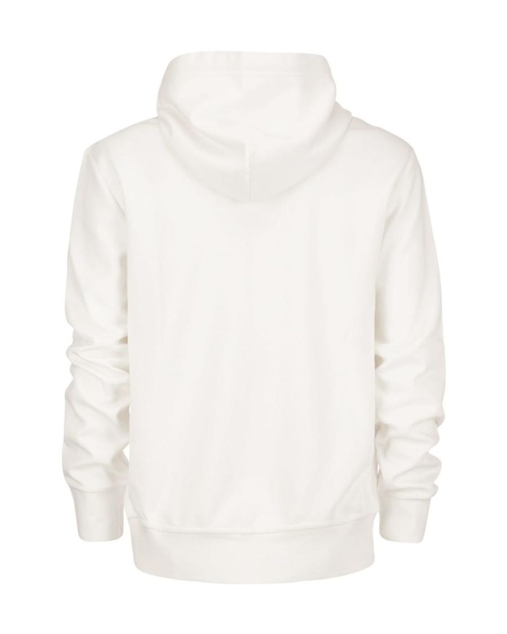 Polo Ralph Lauren White Pony Embroidered Zipped Hoodie for men