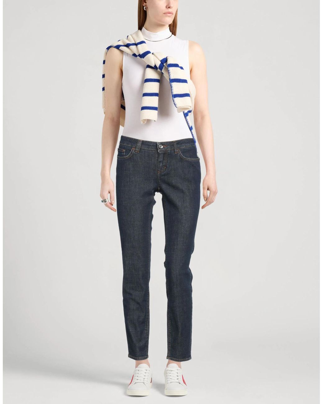 Dolce & Gabbana Blue Skinny Jeans