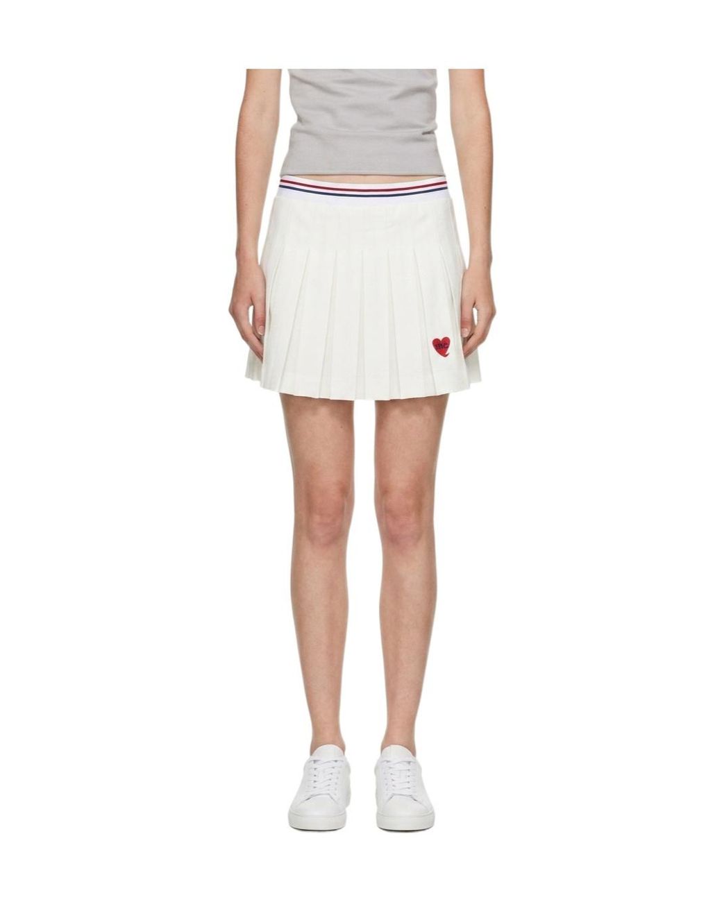 Marissa Chiara White Logo Skirt