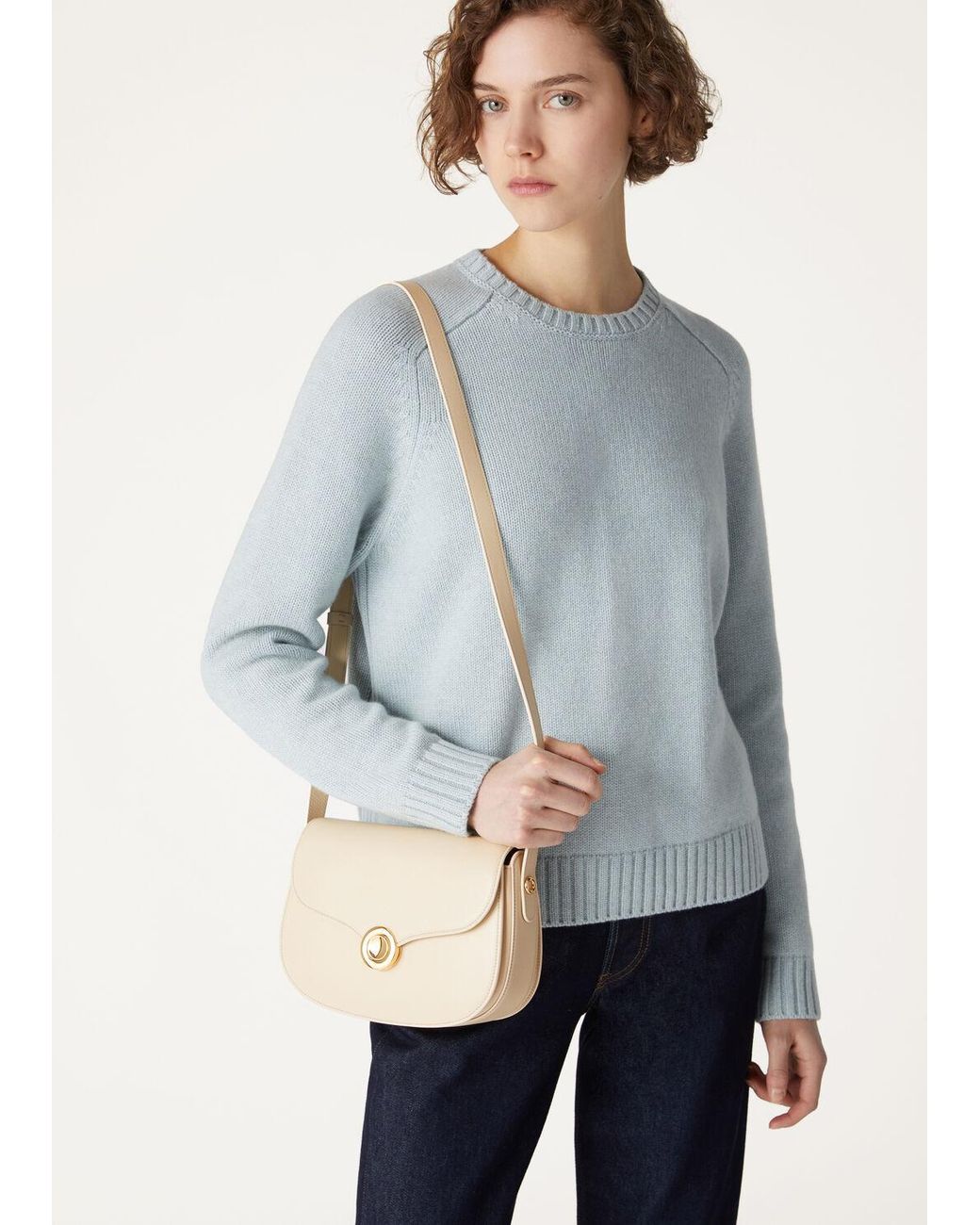Loro Piana Natural Small Ghiera Shoulder Bag