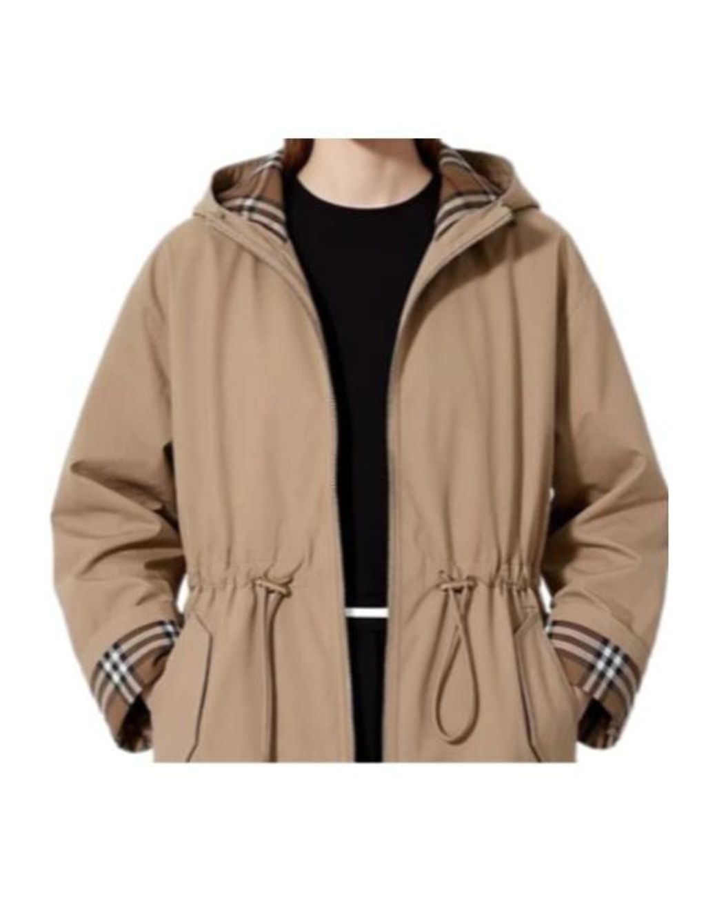 Burberry Natural Long-Sleeved Casual Jacket