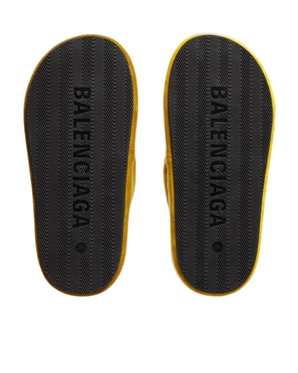 Balenciaga Yellow Jet Lag Thongs