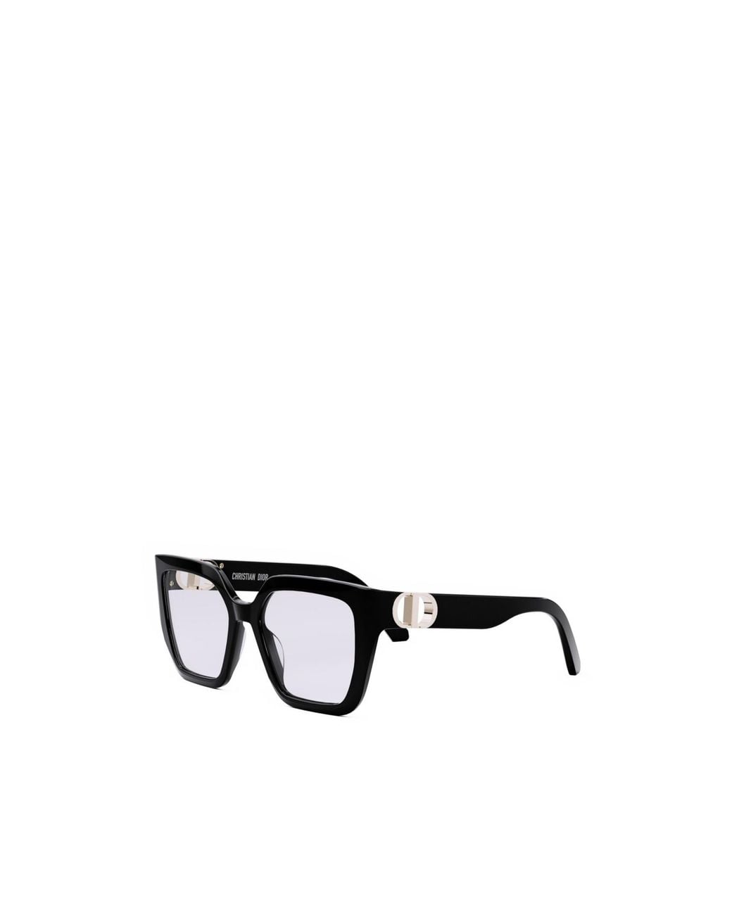 Dior White Eyewear Square Frame Glasses for men