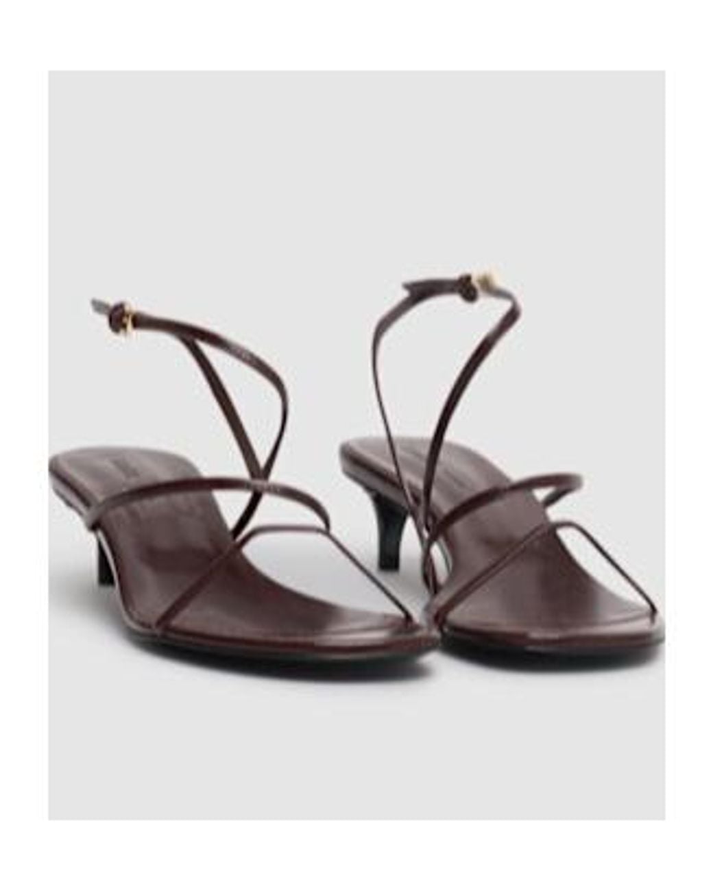 Khaite White Letter Detail High-Heeled Sandals