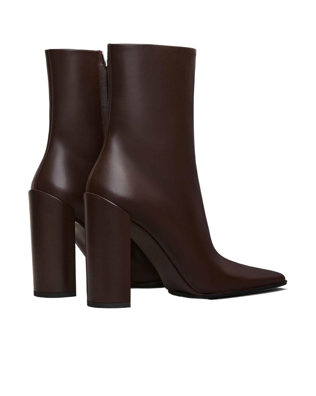 Alaïa Brown Square Ankle Boots
