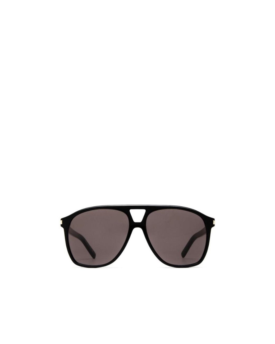 Saint Laurent Metallic Eyewear Aviator Frame Sunglasses