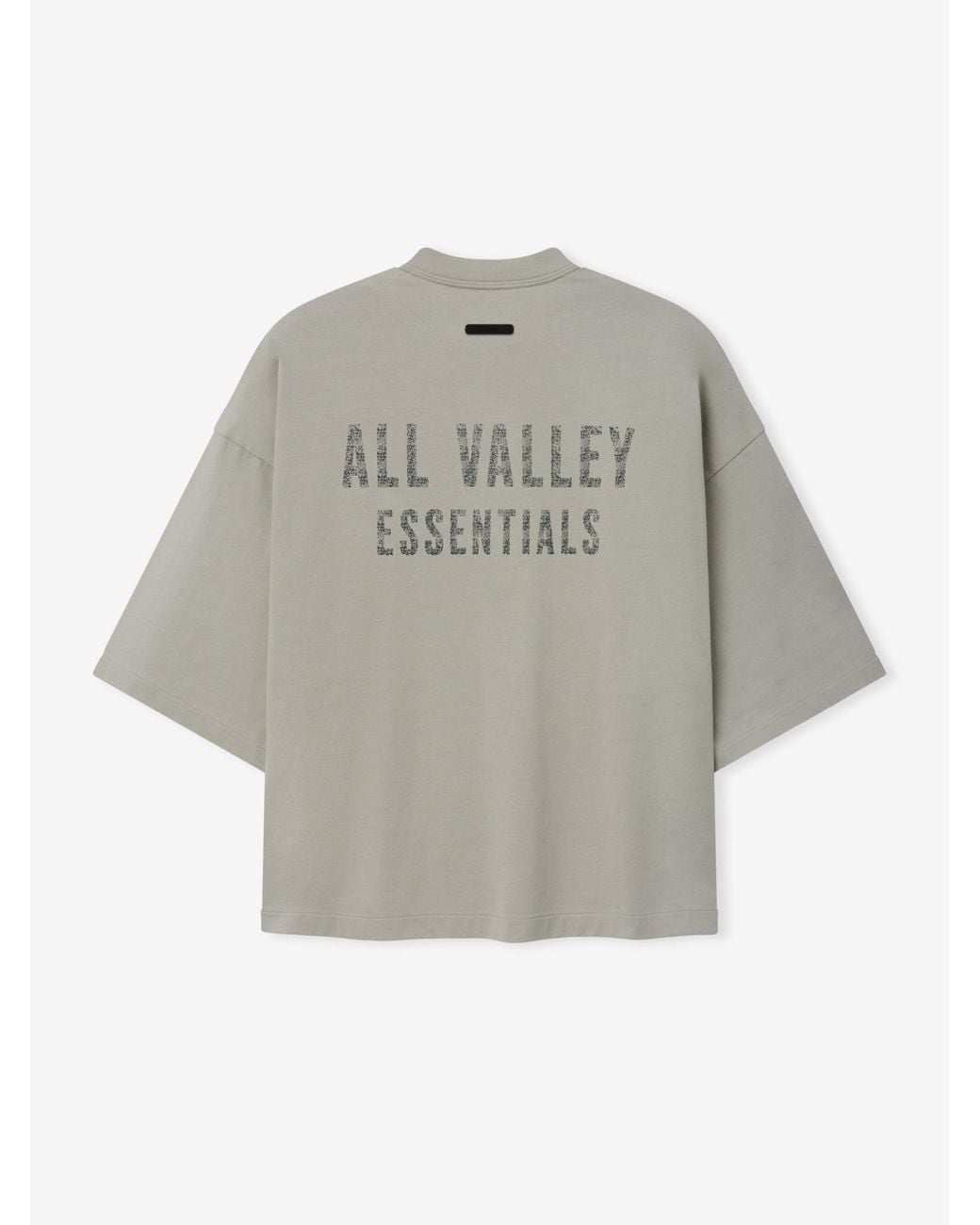 Fear Of God Gray All Valley Merch T-Shirt for men