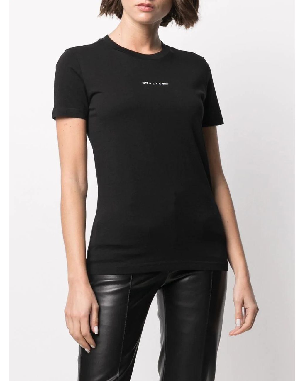 1017 ALYX 9SM Black 1017 9Sm Address Logo Printed T-Shirt