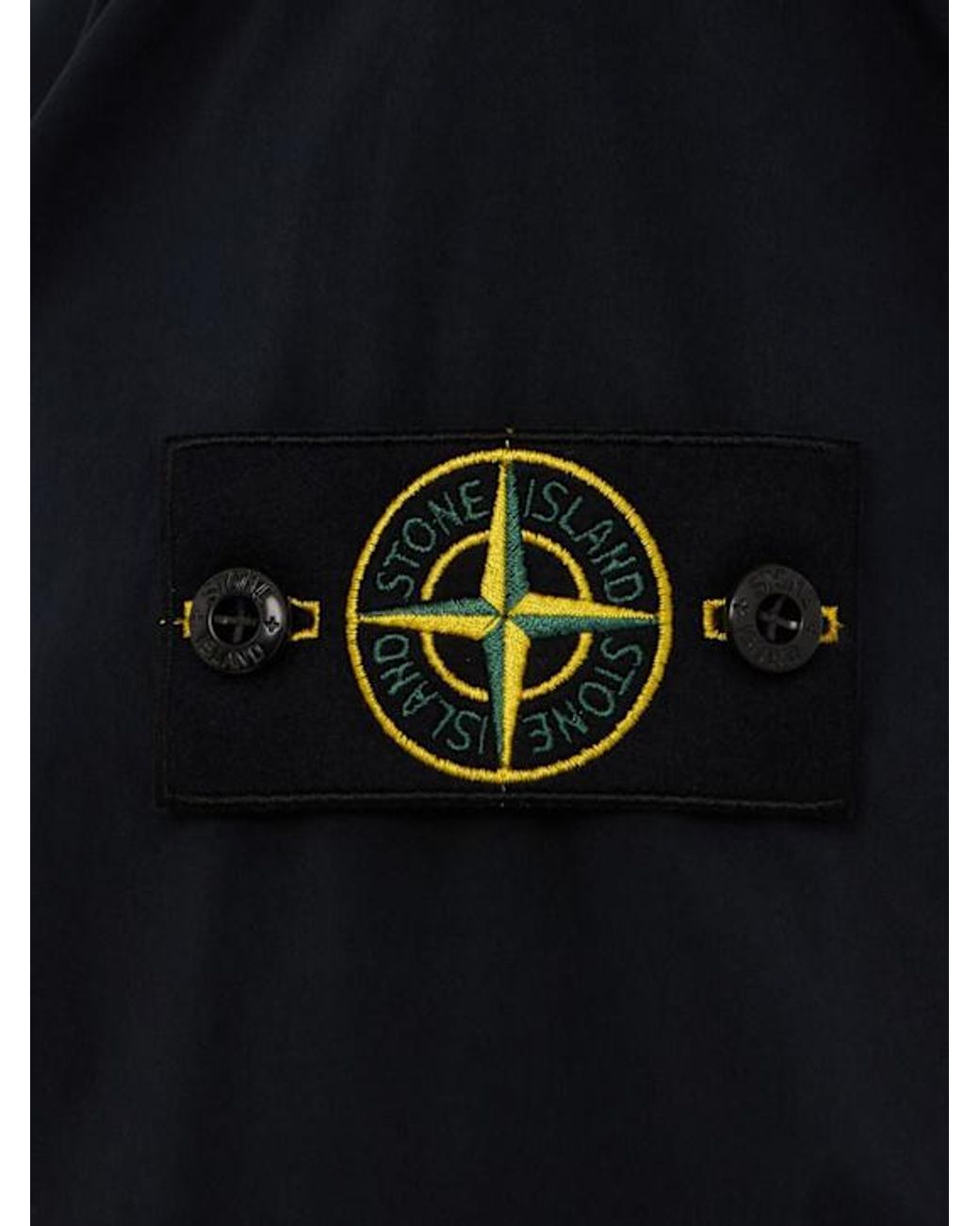 Stone Island Blue Light Compact Touch Parka Jacket for men