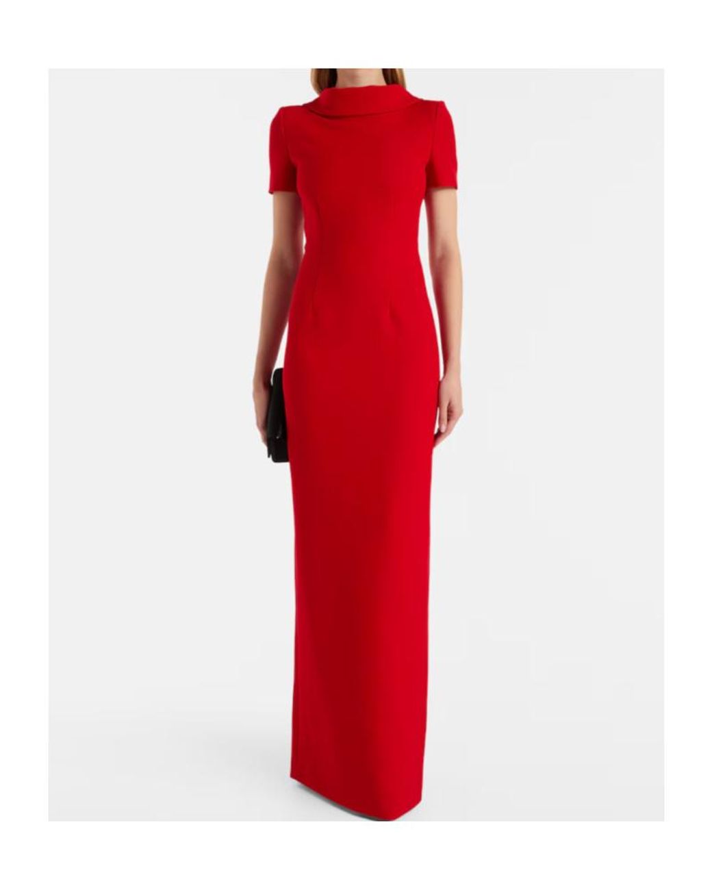 Roland Mouret Red Crêpe Gown