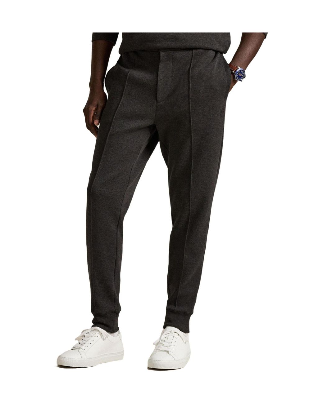 Polo Ralph Lauren Black Cuffed Trousers for men