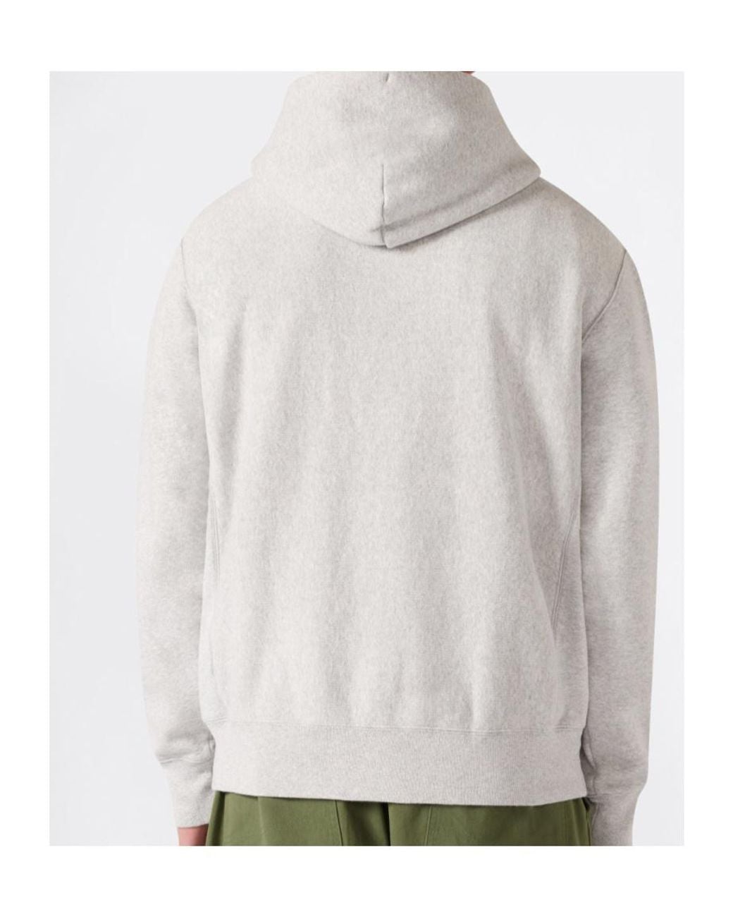 Champion White Hooded Sweatshirt for men
