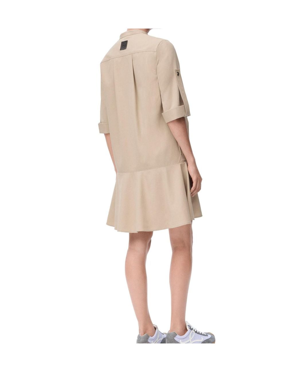 Loewe Natural Flared Shirt Dress