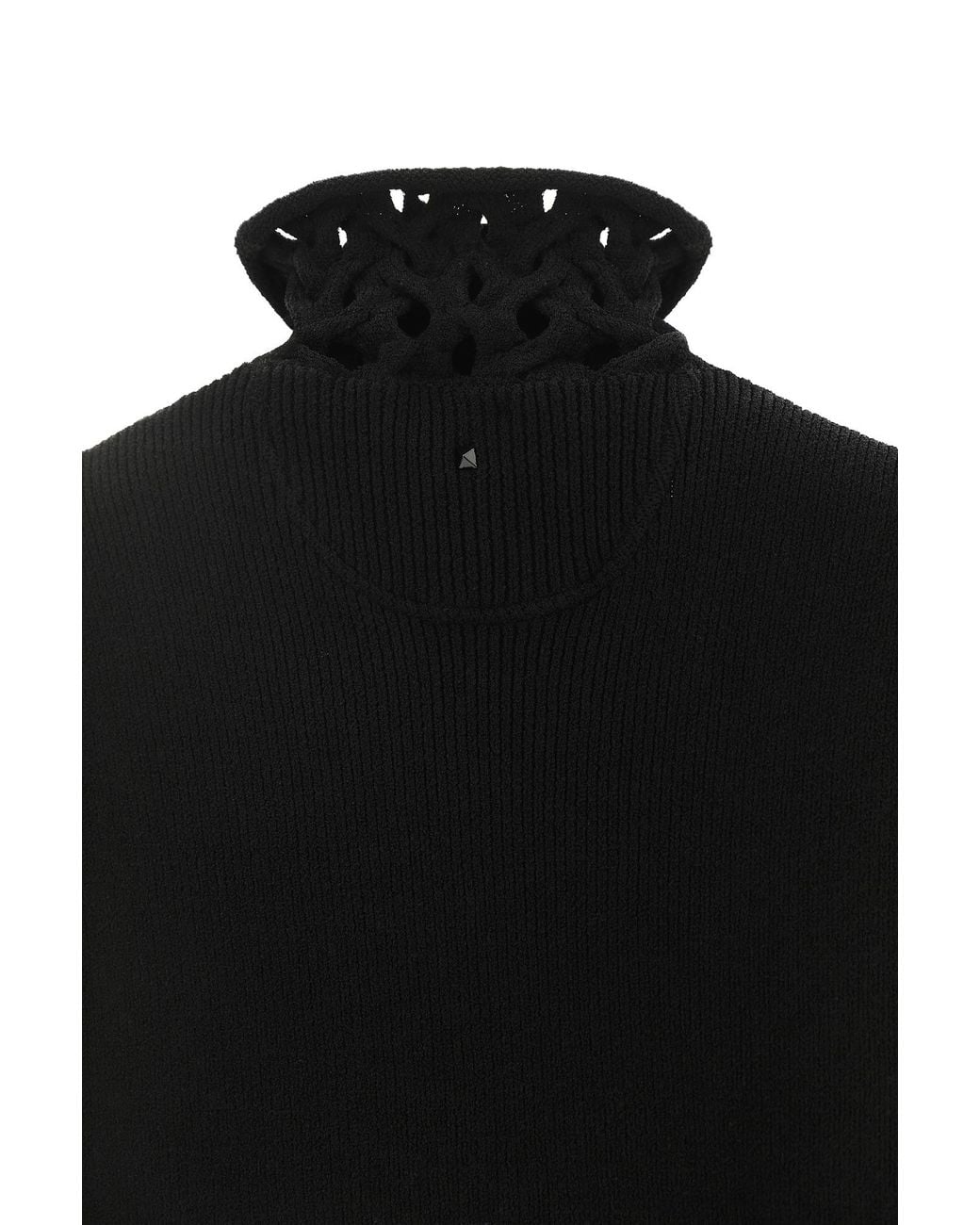 Valentino Black Turtleneck Pullover