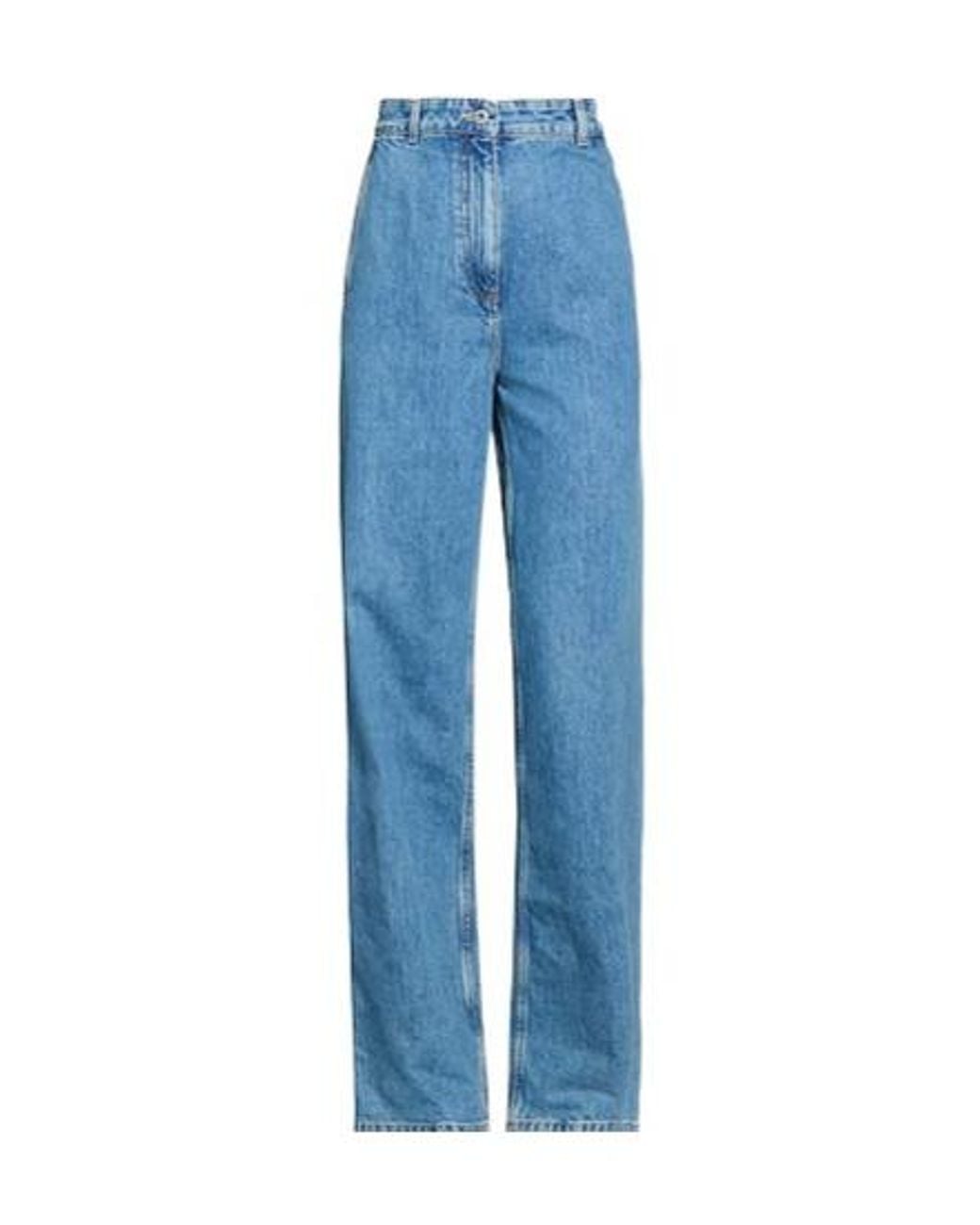Burberry Blue Straight-Leg Jeans