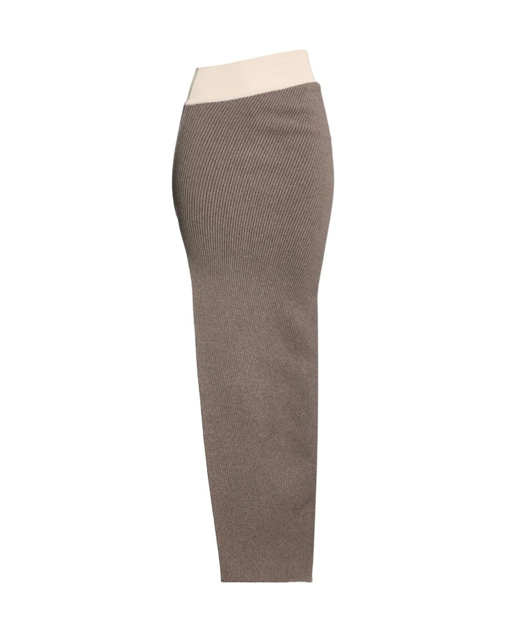 Rick Owens Gray Long Skirts