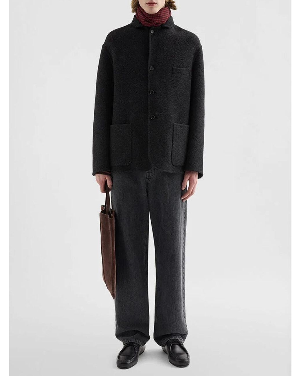 Jil Sander Black Patch-Pocket Blazer for men