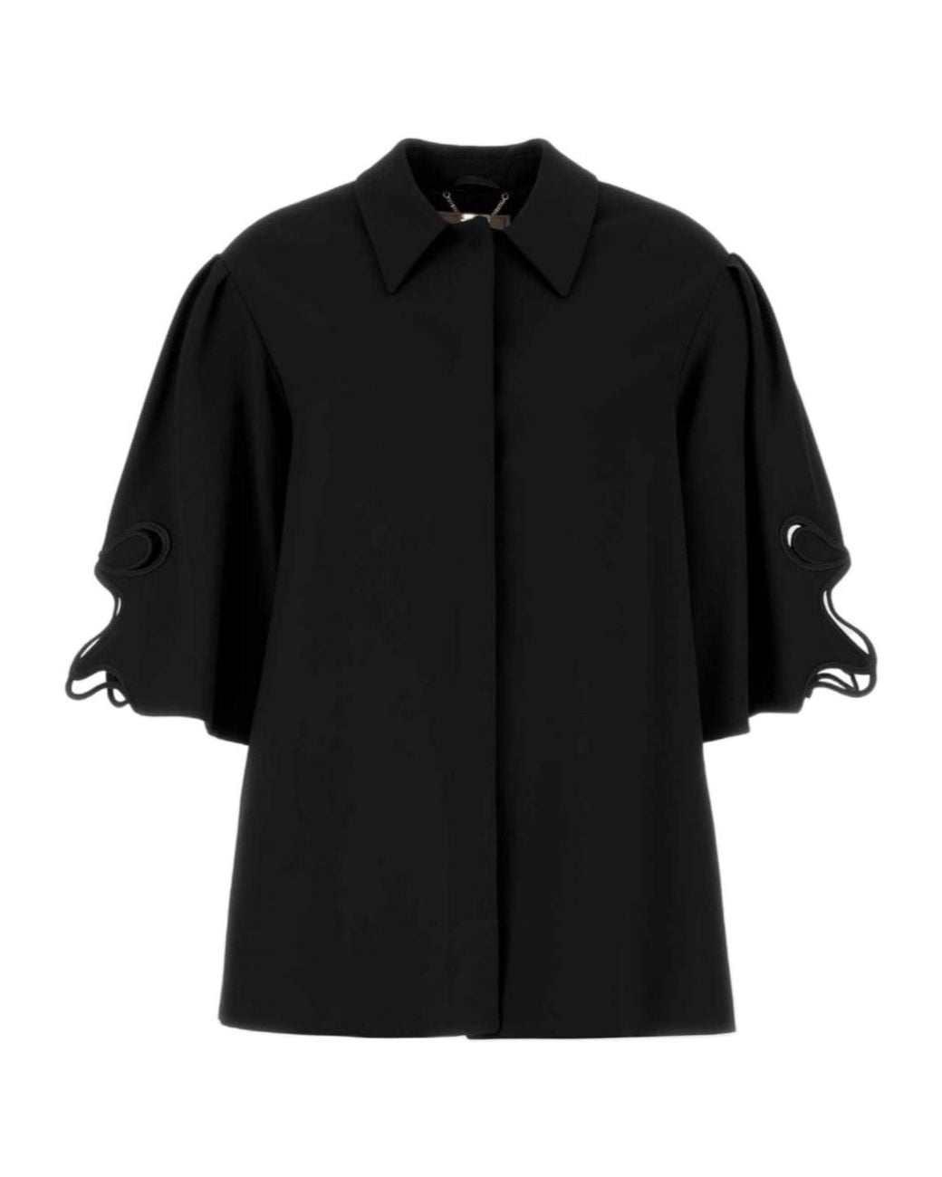 Blumarine Black Cutout Sleeve Jacket