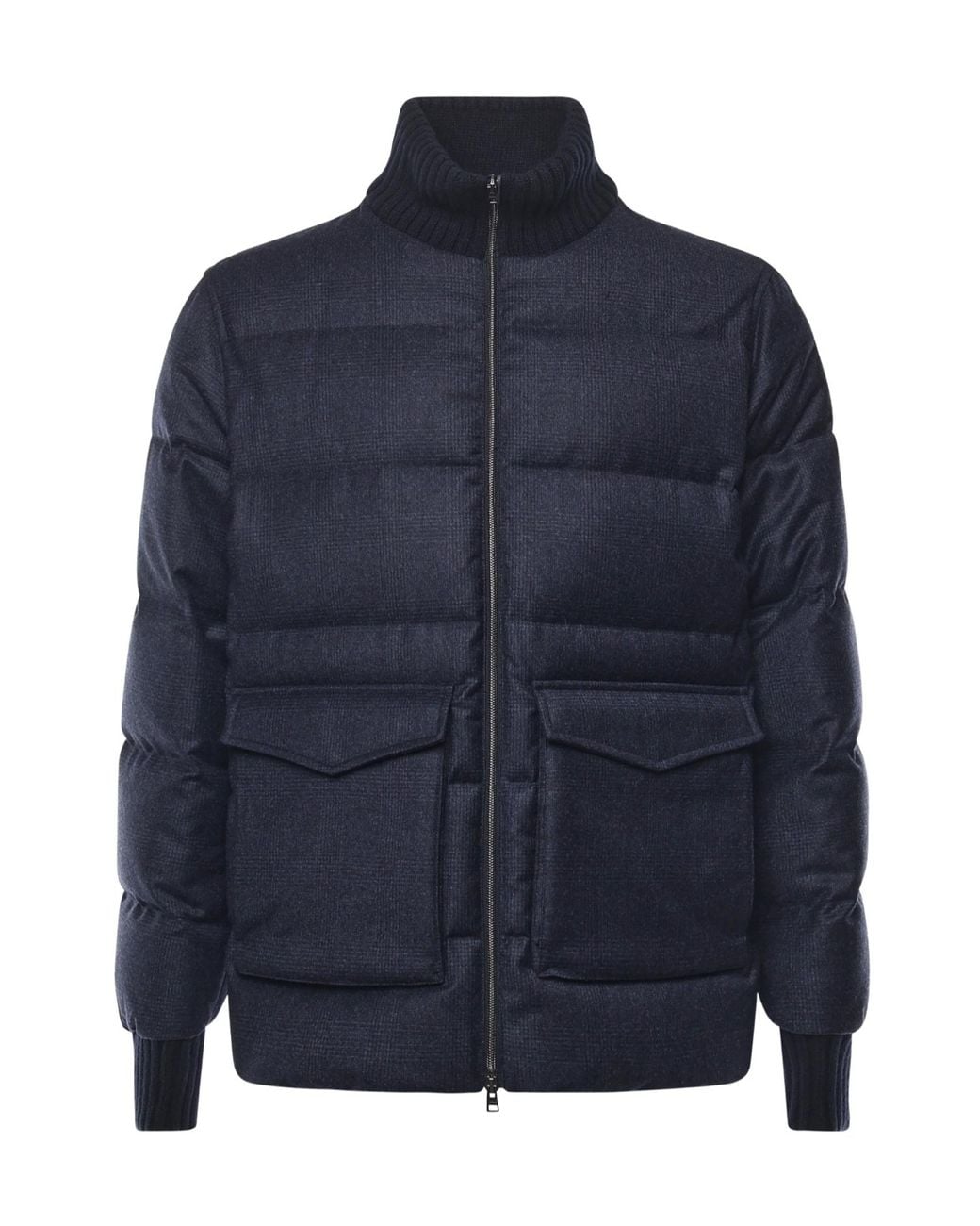 Herno Blue Bomber Jacket for men