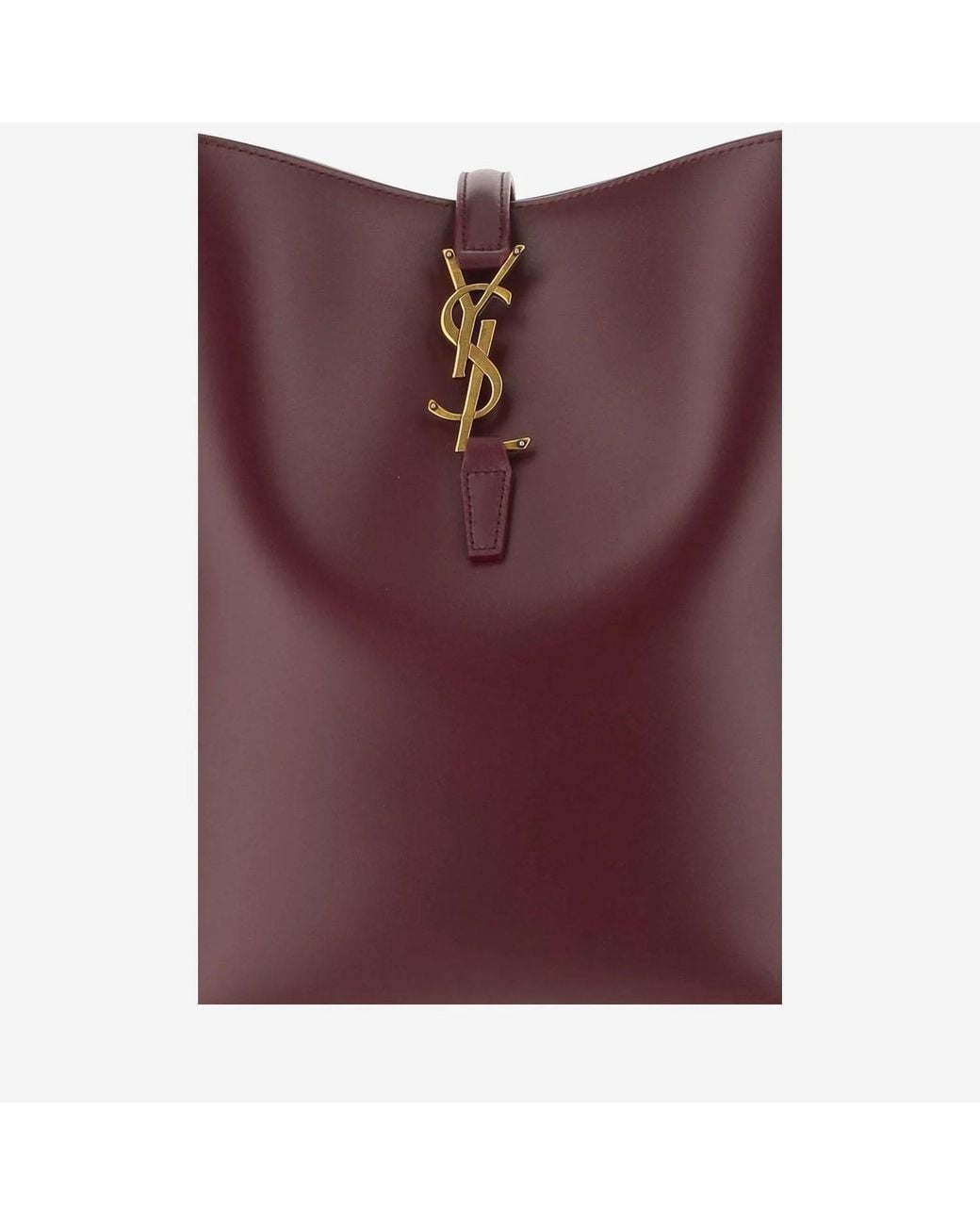 Saint Laurent Purple Le 37 Logo Plaque Shoulder Bag